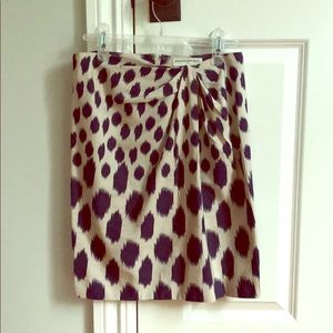 Banana Republic women’s 0 ikat skirt in blue/white